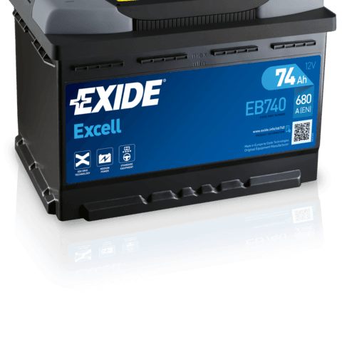 EXIDE EB740 Excell Pb Starterbatterie
12V 74Ah/C20 680A(EN)