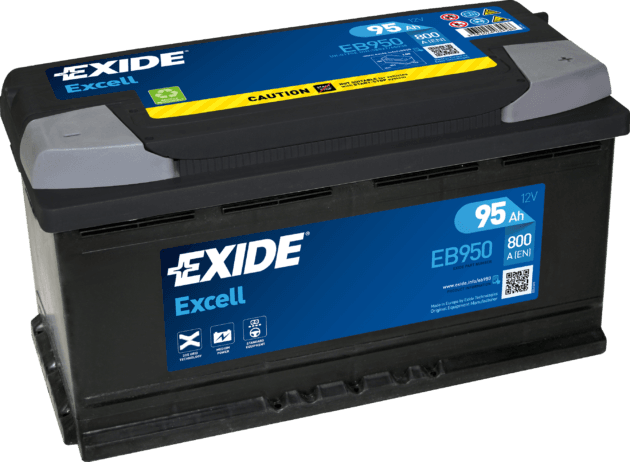 EXIDE EB950 Excell Pb Starterbatterie
12V 95Ah/C20 800A(EN)