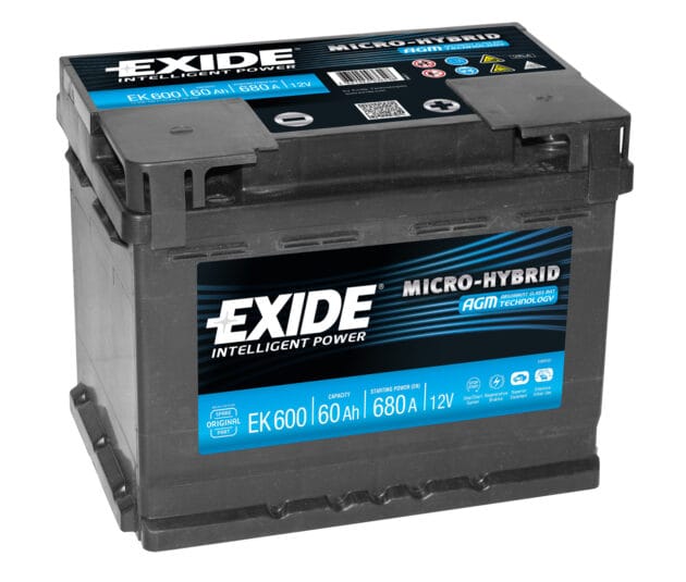EK 600 AGM Pb Starterbatterie 
12V 60 AH/C20 - 680A(EN)