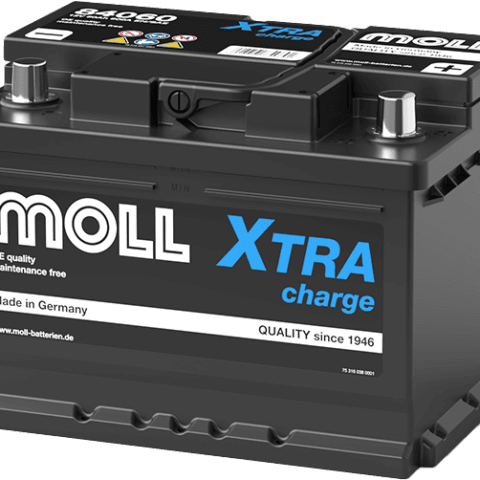 MOLL 84060 "MADE IN GERMANY"
XTRA Charge Starterbatterie 
12V 60Ah(20h) 600A(EN)